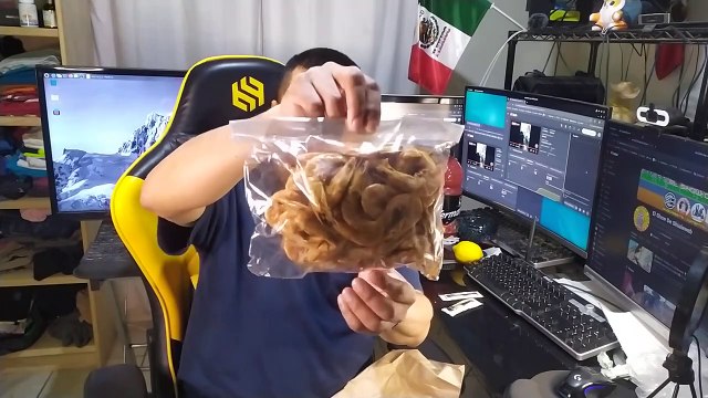 #Unboxing #bolsa de #camarones #gambas que me trajo mi compa el ingeniero carrillo de #nayarit epico