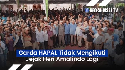 Ditinggalkan Heri Amalindo Dukung HDCU, Garda HAPAL pun Mantap Bertransformasi Jadi Garda MATAHATI di Pilkada Sumsel
