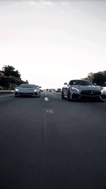 Lamborghini and AMG Gt....#viral #shorts #trendingvideos #cars