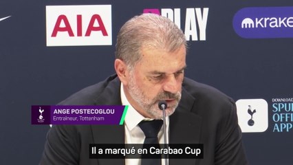 Postecoglou : "Brennan Johnson donne tout pour l'équipe"