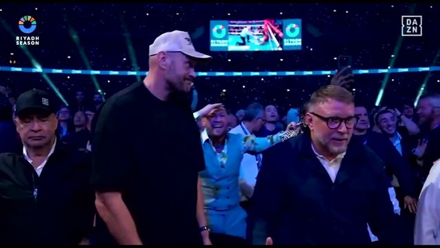 Conor McGregor and Tyson Fury react to moment Anthony Joshua gets knocked out