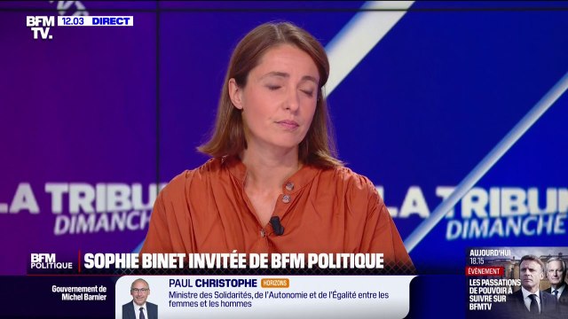 Gouvernement Barnier: Sophie Binet évoque un sentiment de colère et de déception