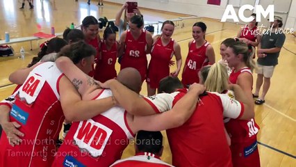 Tamworth Swans Red bring down the roof after grand final victory