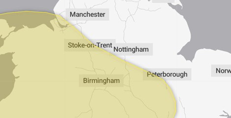 Lightning strike caught on camera as another weather warning issued for Birmingham