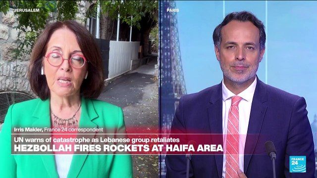 UN warns of catastrophe as Lebanon's Hezbollah fires rockets at Israel