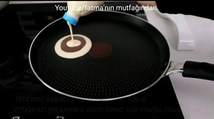 EVDE PET ŞİŞE VARSA ÇOK PRATİK. HIZLI PANKEK