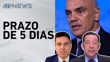 Download Video: Moraes pede mais documentos sobre representante do X; Trindade e Bruno Pinheiro comentam