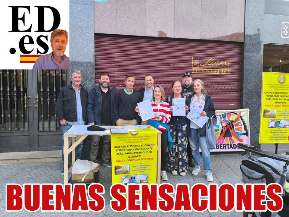 BUENAS SENSACIONES EN LA RECOGIDA DE FIRMAS