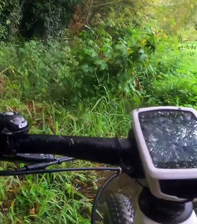 Sortie vtt a 10 et la pluie 22.09.24