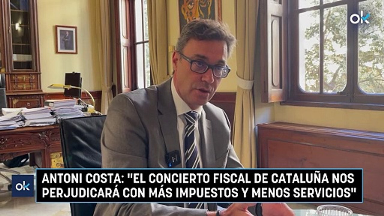 Antoni Costa: "El concierto fiscal de Cataluña nos perjudicará con más impuestos y menos servicios"