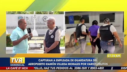 Por varios delitos cae oficial de Guardatura del Aeropuerto Villeda Morales