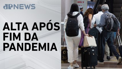Viagens crescem mais de 70% entre 2021 e 2023 no Brasil