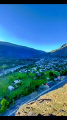 Golden Horizons: Witness the Majestic Sunset in Chitral City 