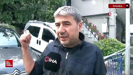 Eyüpsultan'da gecekondu duvarı araçların üzerine çöktü