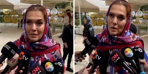 Demet Akalın, Metin Arolat’ın cenazesinde gözyaşlarını tutamadı