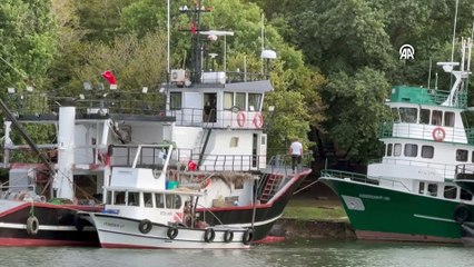 Sinop'ta tekne karaya oturdu