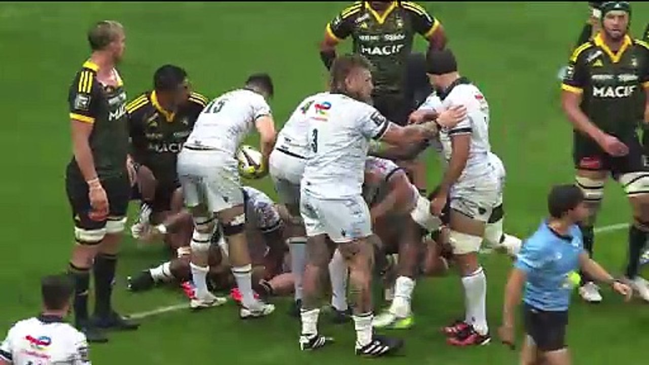TOP 14 - Essai de Sacha ZEGUEUR (SP) – Stade Rochelais – Section Paloise