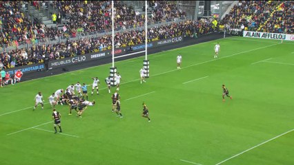 TOP 14 - Essai de Kane DOUGLAS (SR) – Stade Rochelais – Section Paloise