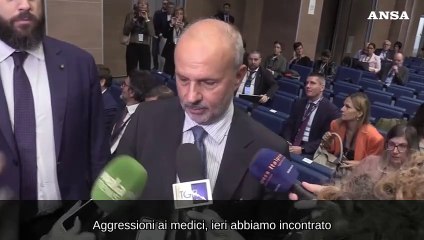 Sanita', Schillaci: "Aggressioni ai medici? Misure in tempi brevi"