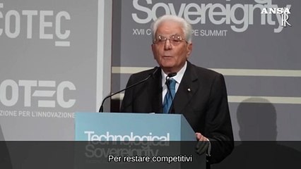 Mattarella: "Servono risorse per restare competitivi e fondi per la scuola"
