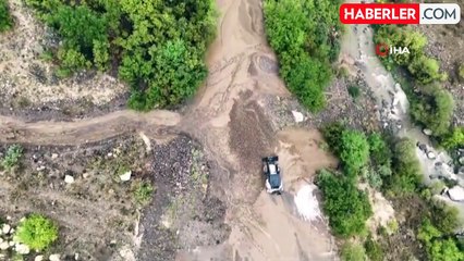 Tunceli'de Sağanak Yağış Heyelana Neden Oldu