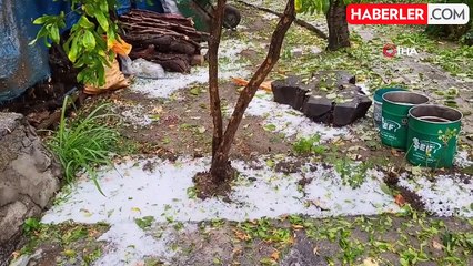 Adıyaman'da Dolu Yağışı Hayatı Olumsuz Etkiledi