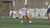 Entrenamiento Real Madrid previo al Alavés