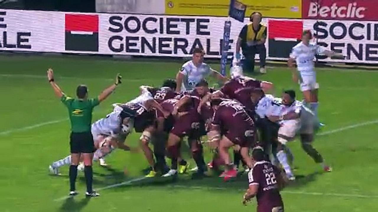 TOP 14 - Essai de Damian PENAUD 3 (UBB) – Union...