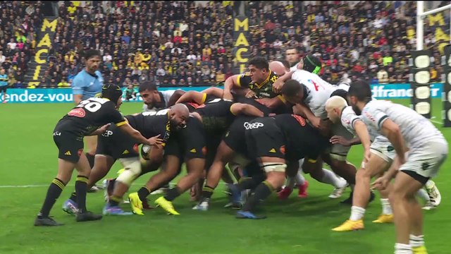 TOP 14 - Essai de Dillyn LEYDS 2 (SR) – Stade Rochelais – Section Paloise