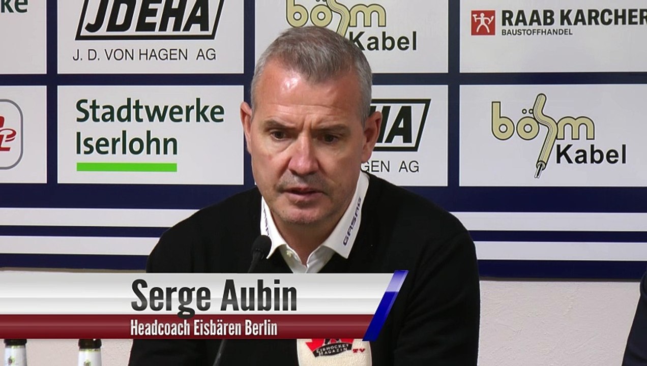 Meister Eisbären Berlin gewinnt umkämpfte Partie bei den Iserlohn Roosters