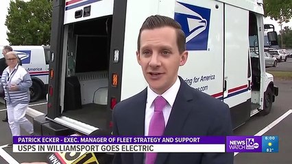 Williamsport Sorting and Delivery Center reveals new electric cars