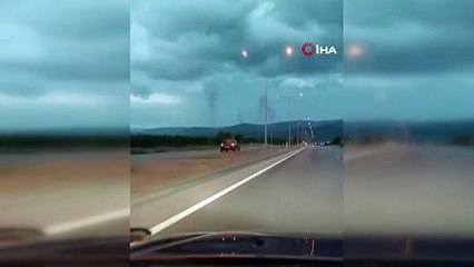 Ters yönde son sürat böyle ilerledi!