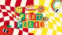 Orange Retro Playful Creative Portfolio Presentation