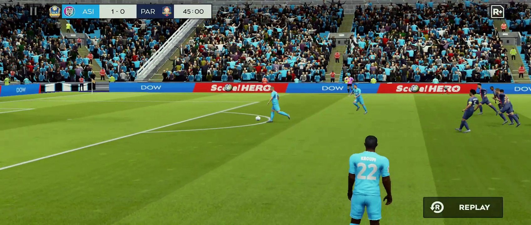 ASIRZANIZ VS PARIS SG - DREAM LEAGUE SOCCER 2024 Jesper Uneken, El Junior Kroupi, Josh Windass Kazper Karlsson
