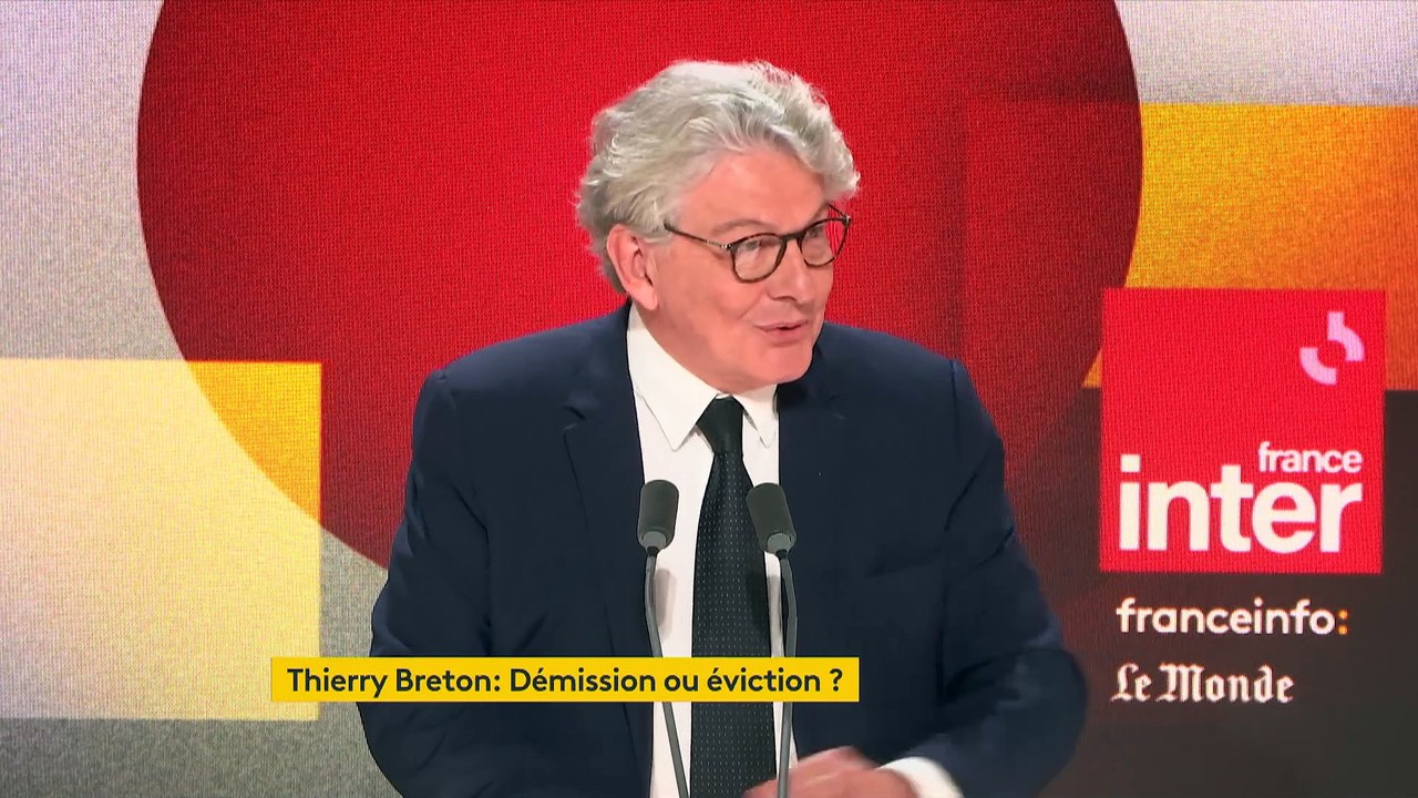 Commission européenne : "Personne n’a eu ma peau, c’est moi qui ai démissionné", lance Thierry Breton