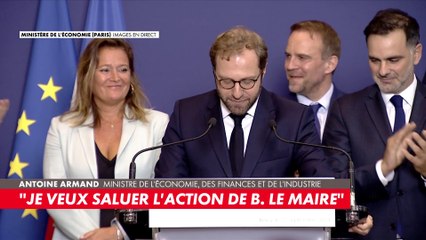 Antoine Armand : «Je mesure la chance d’hériter d’un tel bilan»