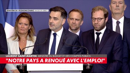 Laurent Saint-Martin : «Notre pays a renoué avec l’emploi»