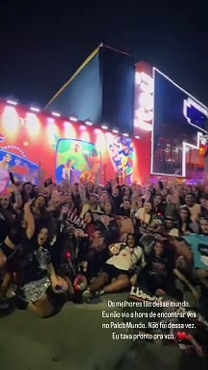 Luan faz post se desculpando por não estar no Rock In Rio