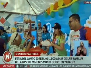 Yaracuy I Más de 1.800 familias atendidas por Minppal en Base de Misiones Monte de Oro de San Felipe
