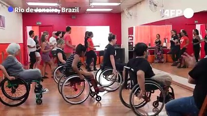Brazilian wheelchair users learn to dance at Rio academy