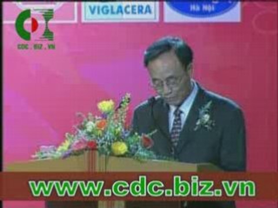 Trao giải Sao vàng đất Việt cho công ty CDC -  2004