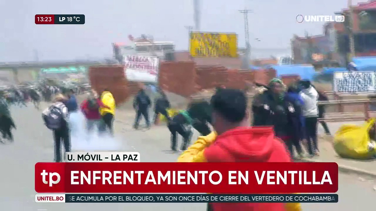 Arcistas y evistas se enfrentan en El Alto, a un día de la llegada de la marcha liderada por Evo