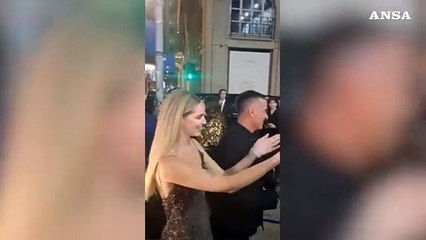 Milano, Chiara Ferragni arriva ai Sustainable Fashion Awards