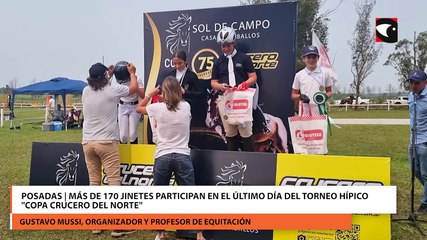 Posadas | Más de 170 jinetes participan en el último día del torneo hípico "Copa Crucero del Norte"