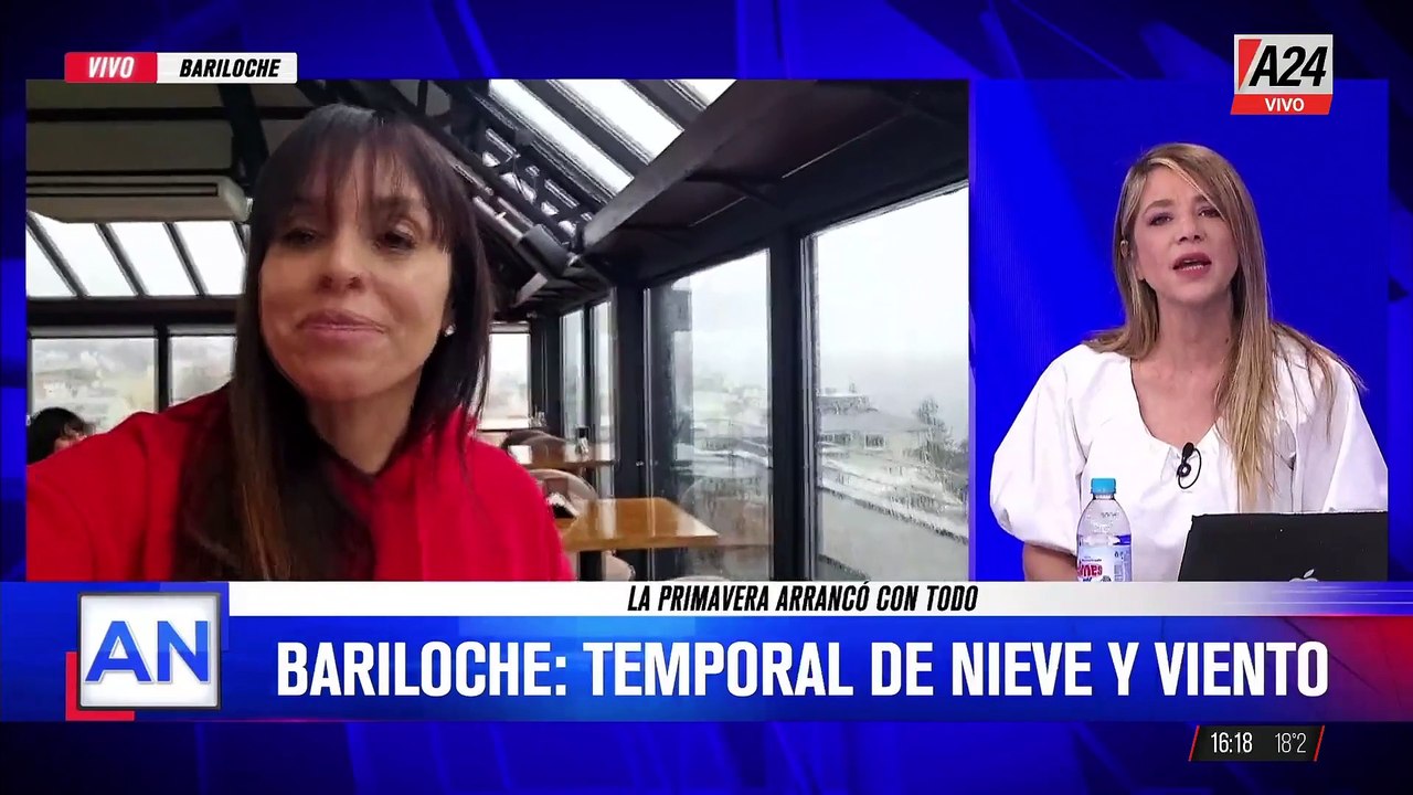 ❄️BARILOCHE RECIBE LA PRIMAVERA CON NIEVE