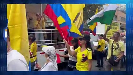 Así fueron las marchas en Medellín