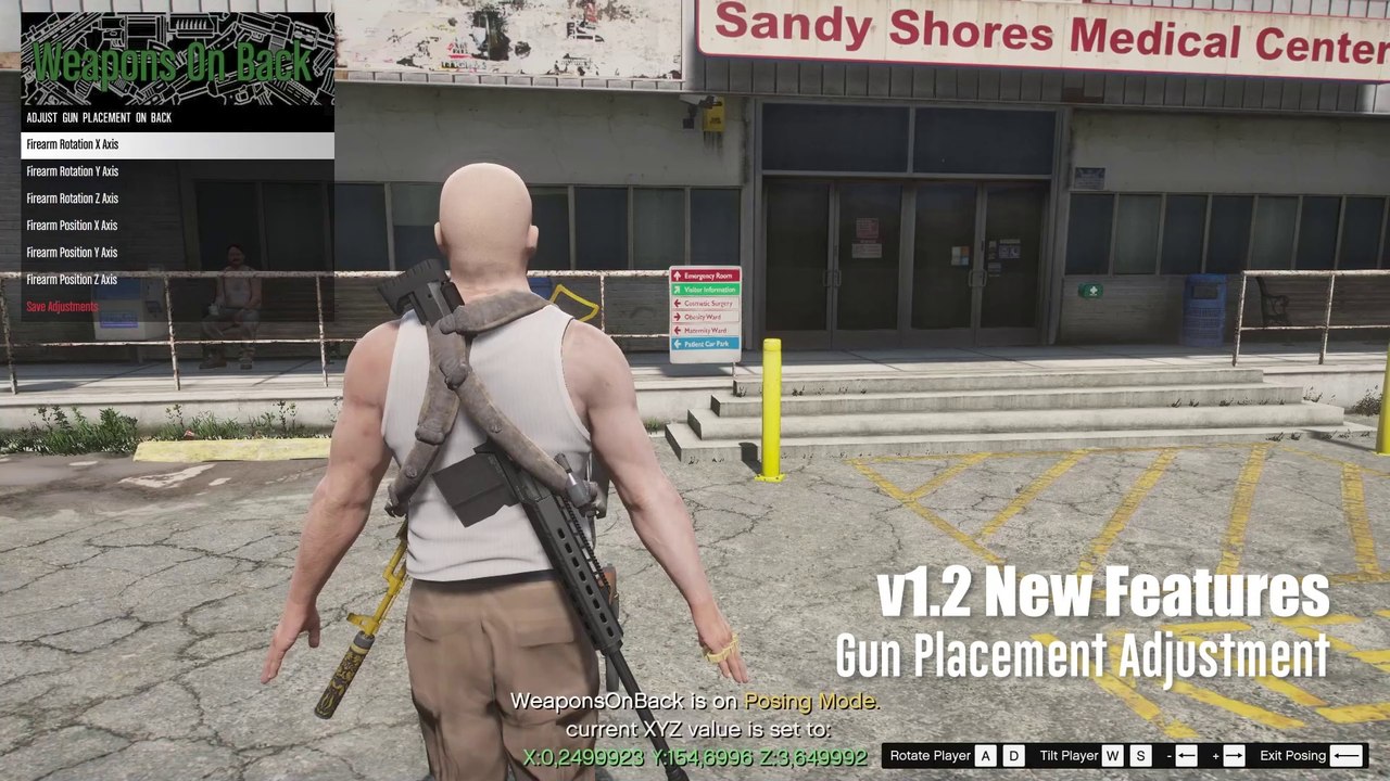 Weapons on Back - Comeback 1.2 Preview