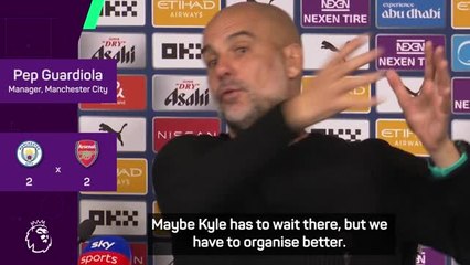 Guardiola tells Man City players to ignore referees after Arsenal draw