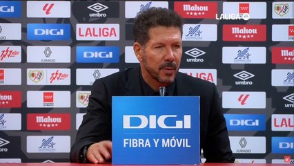 SIMEONE, RUEDA DE PRENSA COMPLETA hoy | RAYO VALLECANO 1 - ATLÉTICO 1