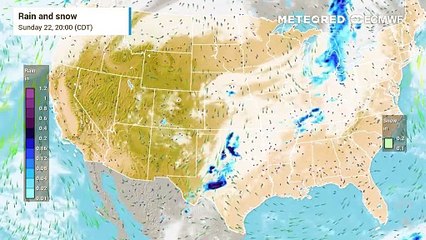 Frontal Forecast Across the Plains and Eastern United States